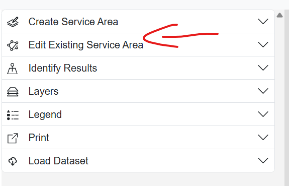 Water Supply Service Area sidebar