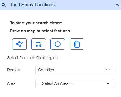 spray location search