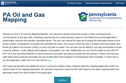 Oil and Gas interactive map